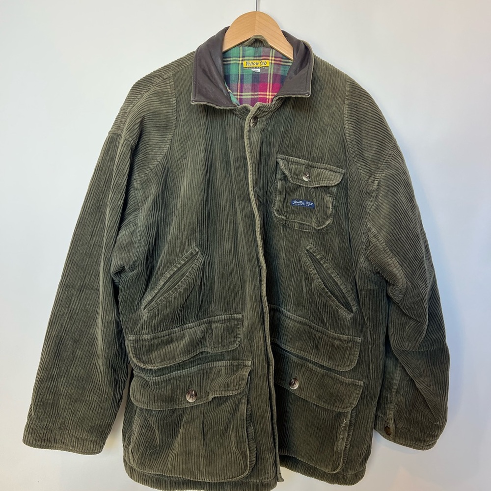 Vintage Yellow Cab Clothing Co. Corduroy Chore Field Coat Size‎ 52